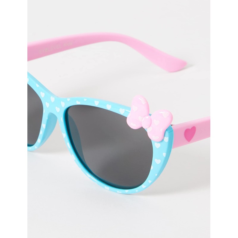 Eyelevel Girl's Bow Sunglasses, Turquoise, One Size UK