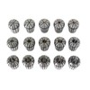 raseparter 15Pcs ER25 Spring Collet Set, Router Machine Collet Set
