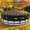 18FT Round 500D Winter Above Ground Pool Cover with Windproof