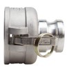 Aluminum 3 inch Female Camlock x 2 inch Male Camlock