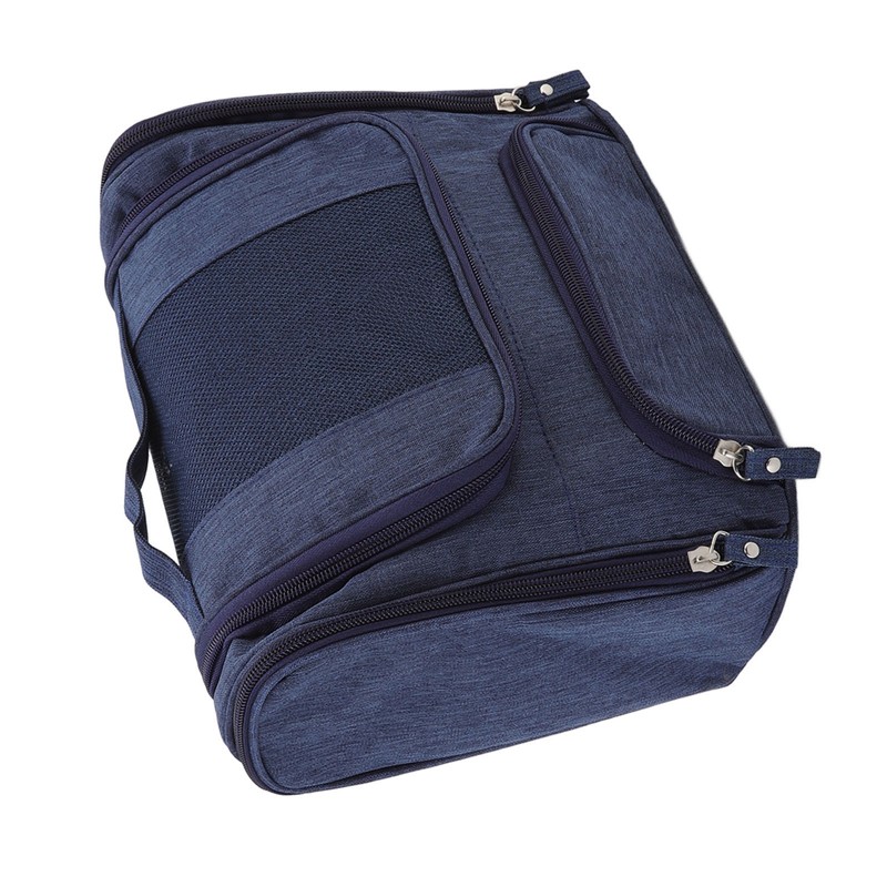 Toiletry Bag Portable Handheld Design 300D Cationic Waterproof Makeup Storage