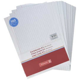 Brunnen Index Card, White A5