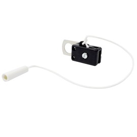 Pull Switch On/Off for Installation with Mounting Tab and Pull Cord White >> 250 V / 2 A
