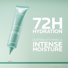 La Roche Posay Hydraphase HA Light Hyaluronic Acid Moisturiser for Normal to Dry, Dehydrated Skin, 72H Intense Hydration, Fast Absorbing Day & Night Cream With Urea and Shea Butter, 40ml