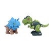 2 Sets Dinosaur Assemble Toy Develop Hand On Ability Educational