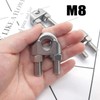20Pack M8 Wire Rope Clip, Wire Rope Clamp Stainless Steel