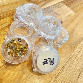 Mini 3g Clear Refillable Cosmetic Travel Container Empty Container 60ea