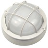 2 Pack 8" Bulkhead LED Light White Round Nautical Light,Outdoor