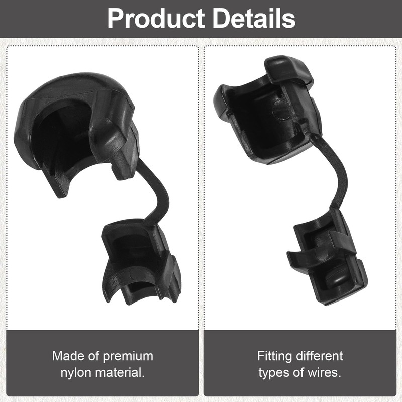 CustomyLife 6N-4 & 4N-4 Round Strain Relief Cord Connector, 10PCS