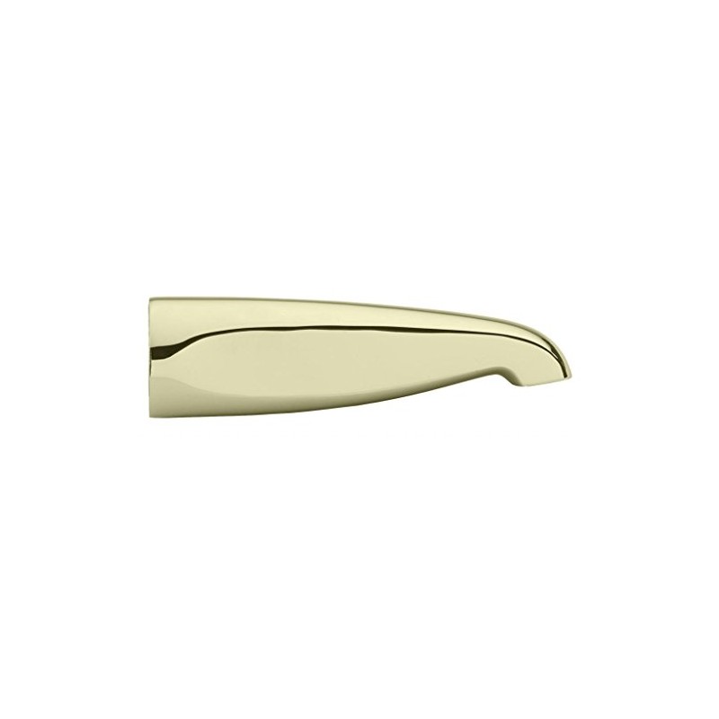 Westbrass Standard 8-1/2" Brass Tub Spout, Polished Brass, D3101-01