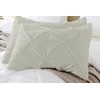 Hotel Quality Pinch Pleated Pintuck Pillow Shams Set of 2