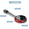 TIMBOOTECH Wireless HDMI Transmitter Red, Connect Various Devices Like laptops,