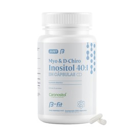 B-FIT B Just Inositol - Myo y D-Chiro Inositol 40:1 - Alta Biodisponibilidad - 220 Cápsulas - Fórmula Pura - Sin Aditivos - Empaque Ecológico