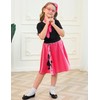 APRROOT 50s Outfit for Girls Decades Day Outfits Kids Girls