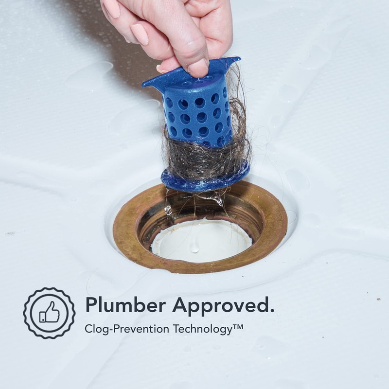ShowerShroom the Revolutionary 2" Stand-Up Shower Stall Drain Protector Hair