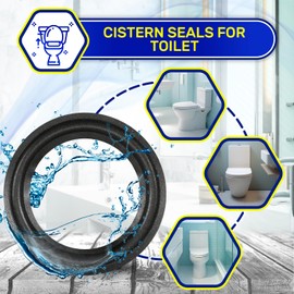 Gasket for Tank Toilet Cistern Ø 83,5 – Ø 56 mm Height of 6 mm Made of Flexible PVC - MONTERAL