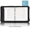 AT-A-GLANCE Genuine Leather Undated Starter Set, Folio Size, Black (038-0540-05)