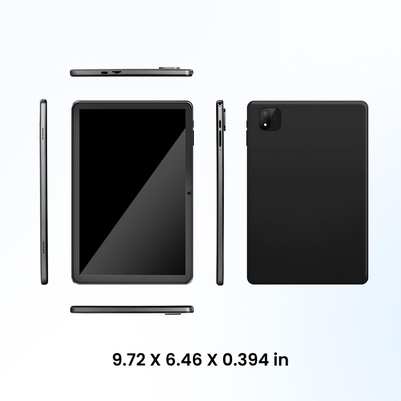 Keoaxll Android 15 Tablet, 10.1 Inch 18GB RAM 128GB ROM,