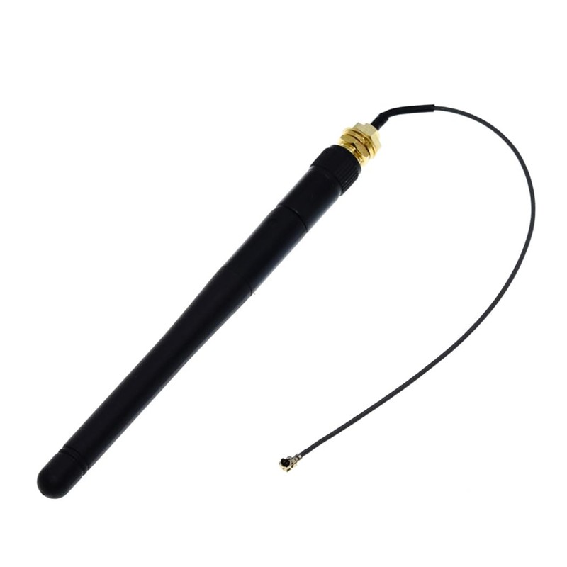 Hailege 2pcs SMA to IPEX 2.4G WiFi Antenna 2.4GHz 3dBi