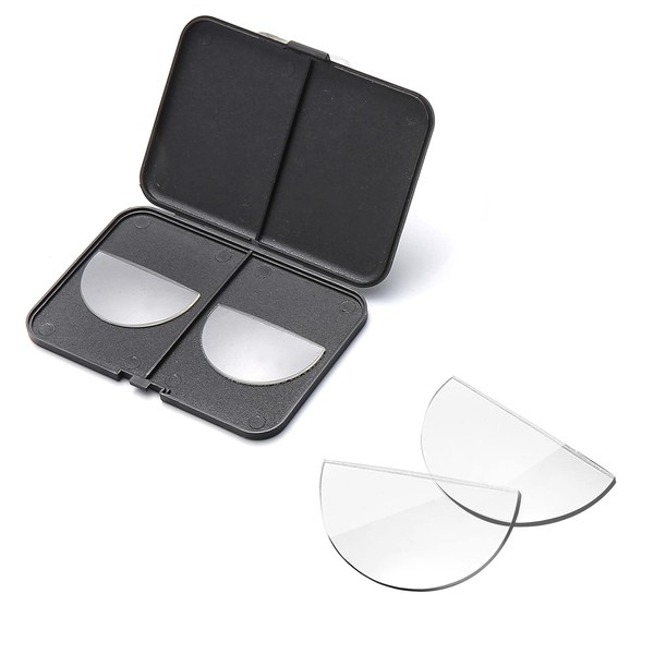 SKYWAY Stick-on Bifocal Lenses 3.00, Reader Stickers Lens, Reading Lenses Stick on Glasses, Clear Magnifying Bifocal Lenses for Glasses, Sunglasses, No Water Needed