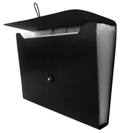 Expanding File Folder with Tabs, 13 Pockets File Organizer Accordion File Holder ，with Elastic Buckles Closure, A4 Paper Document Organizer for Home School Office