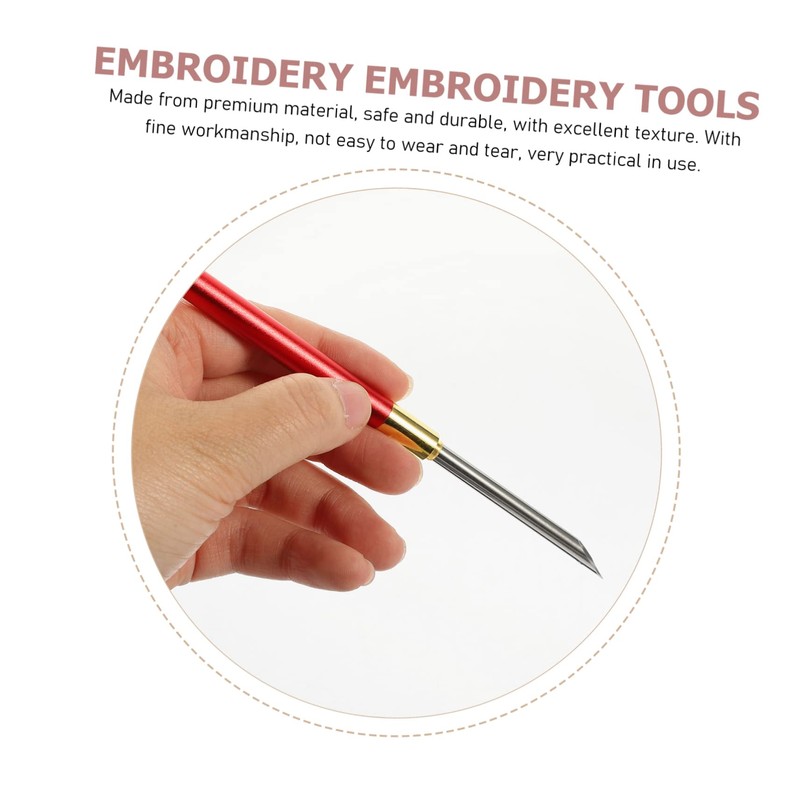 DOITOOL 1 Set Embroidery Punch Needle Kit for Yarn Crafting