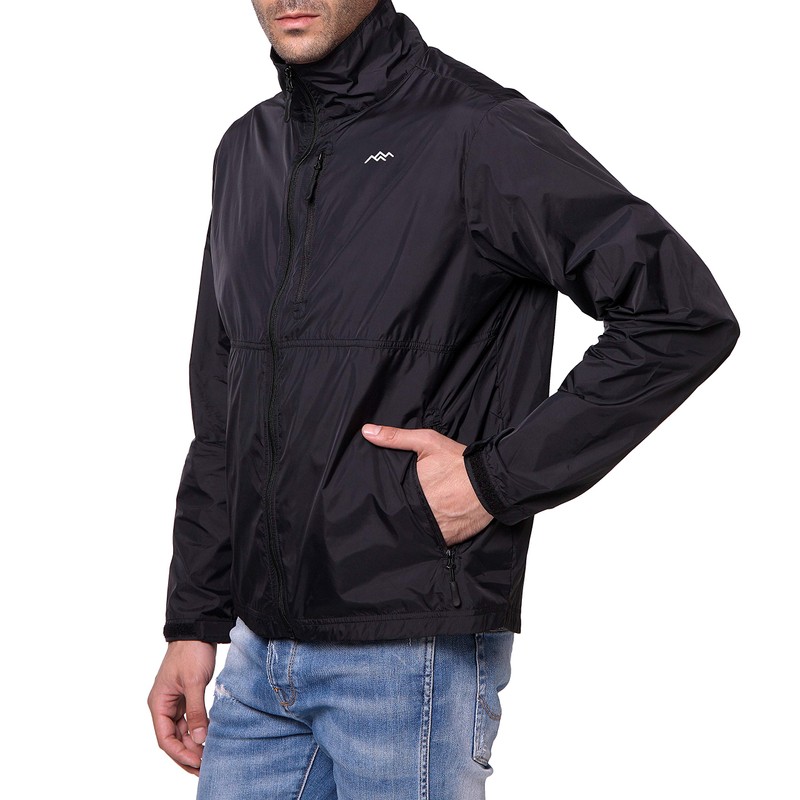 TRAILSIDE SUPPLY CO. Mens Windbreaker Jackets Lightweight Packable Jacket,Windproof and