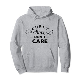Cute Curly Hair Diva Natural Afro Ladies Summer Beach Hair Pullover Hoodie