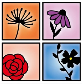 Mvchifay Cutting Dies Metal Stencils Scrapbooking Tool DIY Craft Carbon Steel Embossing Template for Paper Card Making (Four Palace Flowers-10.3x10.3cm)