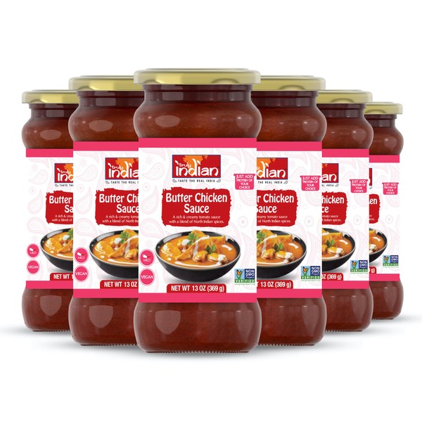 Truly Indian Butter Chicken Sauce 6-Pack | Authentic Traditional Indian