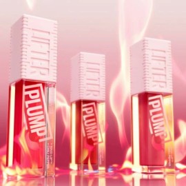 Maybelline Gloss Rellenador De Labios, Lifter Plump, Tono Red Flag 004, 5.4ml