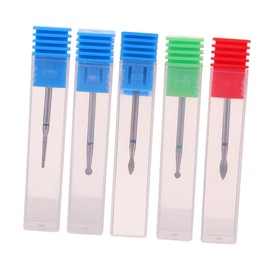 Healeved 5pcs Nail Art Grinding Head Professional Manicure Tools for Home Salon Use Durable Nail Art Supplies for Smooth Finishing