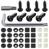 Anti-Theft License Pla te Screws Kits- Stainless Steel Plate Mounting