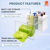 AKU INTL. 2 in 1 Acrylic Trash Bag Dispense and