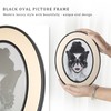 SWTHONY Oval 5 x 7 Picture Frames, Black Modern 5