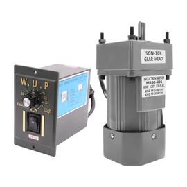 Geared Motor with Speed Controller 110V High Torque AC Motor Electric Single-Phase Motor Reducer Motor for Various Industries and Different Machines and Production Lines (60W 10K)