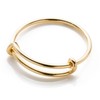 Women's Ring, Double Layer, One Size, Adjustable, Yellow Gold, No