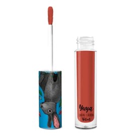 Labial Líquido Mate Yuya Color Quédate Coral Claro Larga Duración