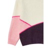 Vertbaudet Girls Colour Block Style Jumper, pink