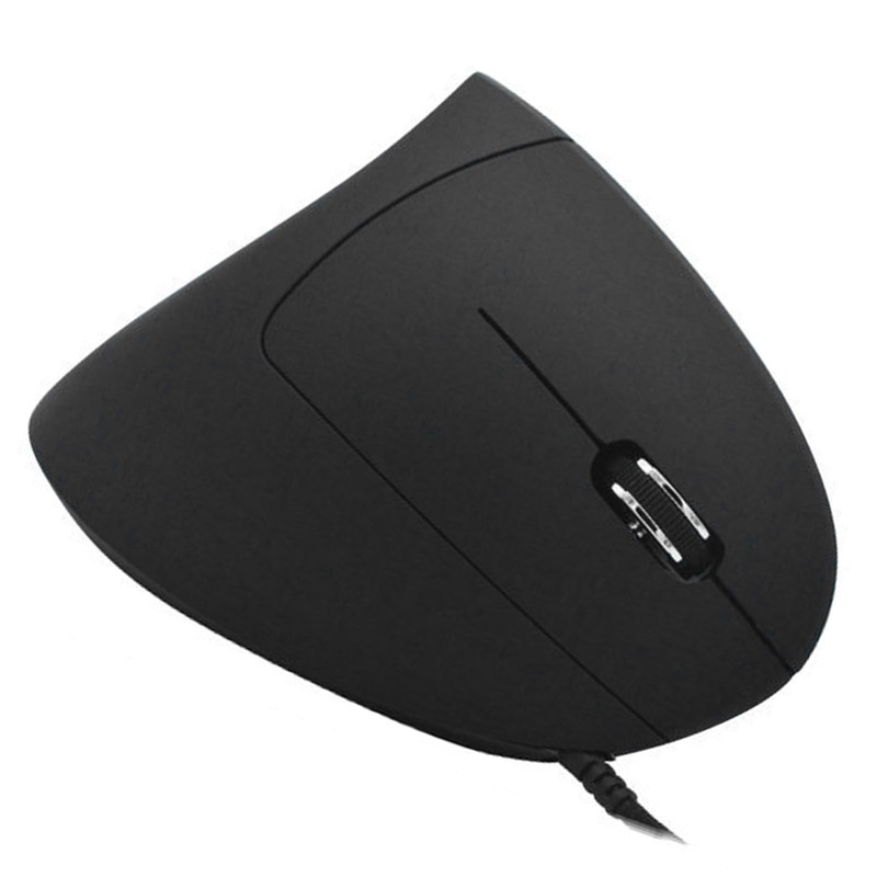 Optical Wired Vertical Mouse Non Slip Matte Surface High Sensitivity