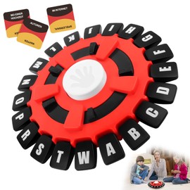 Words Storm Game, Board Game with Timer, Word Game for Adults and Children, Board Game for 2-8 Players, Family Game, Party Game, Tabletop Game with 20 Buttons, Stainless Steel 3-in-1