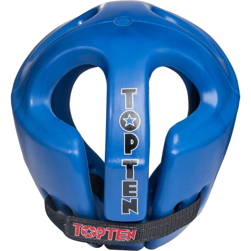 TOP TEN Competition Fight Head Guard - Blue, Size M
