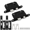 Bwintech 2 PCS 3 Lever Matt Black Mortice Sashlock 65mm