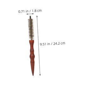 IWOWHERO Round Roller Brush for Blow Drying and Curling High Temperature Resistant Styling Comb for Men and Women Small Precision Tail for Detailed Curls and Straightening