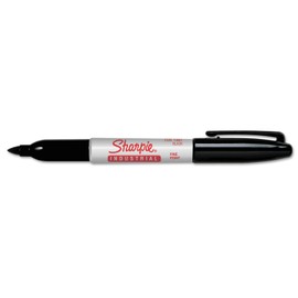 Sharpie 13601 Industrial Permanent Marker Fine Point Black Dozen