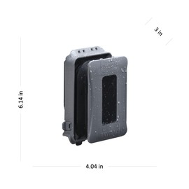 TAYMAC ML500 Single-Gang Mount 16-in-1 Flat Nonmetallic Weatherproof Vertical/Horizontal, 1-Pack, Gray