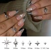 400Pcs Star Nail Charms for Nail Art Gold Nail Charms