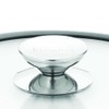 Berndes 16 cm Glass Lid with Black Silicon Rim