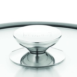 Berndes 16 cm Glass Lid with Black Silicon Rim