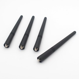 Antena VHF 136-174MHz Radio bidireccional Stubby 5.5 pulgadas compatible con Motorola Portable GP68 GP88S HT1250 HT750 CP040 CP185 CP200 PR400 SP10 SP21 SP50 Walkie Talkie (paquete de 4)